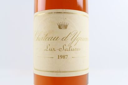 1 bouteille de SAUTERNES 1987 du Château...