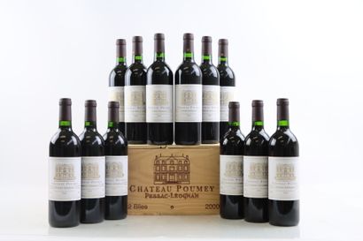 12 bottles of PESSAC-LEOGNAN 2000 from Château...