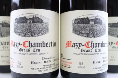 6 bouteilles de MAZY-CHAMBERTIN 2002 du Domaine...