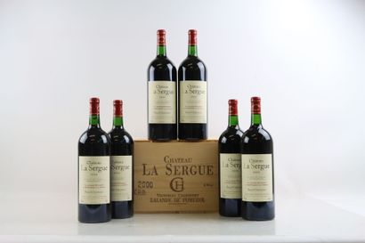 6 Magnums of LALANDE DE POMEROL 2000 from...