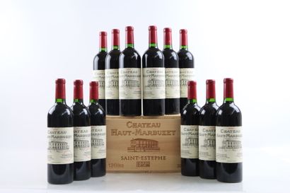 12 bouteilles de SAINT-ESTEPHE 2003 du Château...