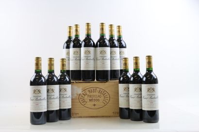 12 bouteilles de PAUILLAC 1990 du Château...