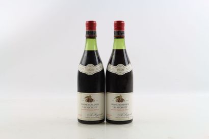 2 bouteilles de VOSNE-ROMANEE 1er Cru Les...