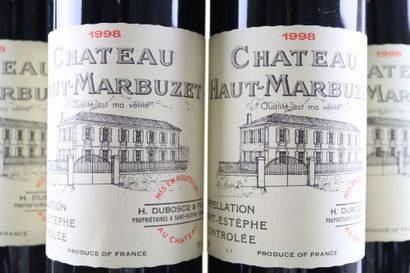te
12 bouteilles de SAINT-ESTEPHE 1998 du...