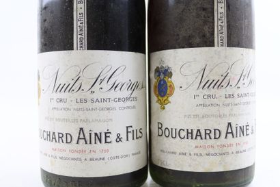 2 bouteilles de NUITS-SAINT-GEORGES 1er Cru...