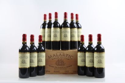 12 bottles of PESSAC-LEOGNAN 2002 from Château...