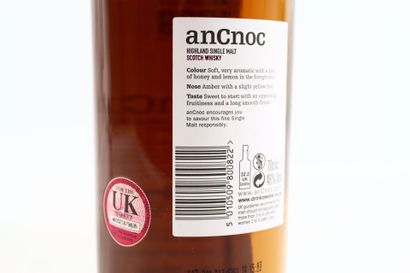 1 bouteille de WHISKY Highland ANCNOC 1999...