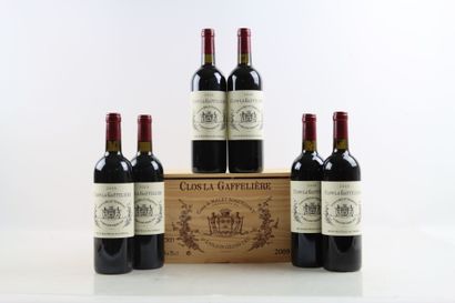 6 bottles of SAINT-EMILION Grand Cru 2009...
