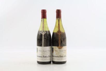 2 bouteilles de CLOS SAINT-DENIS 1970 par...