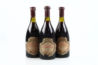 3 bouteilles de POMMARD 1985 du Château de...