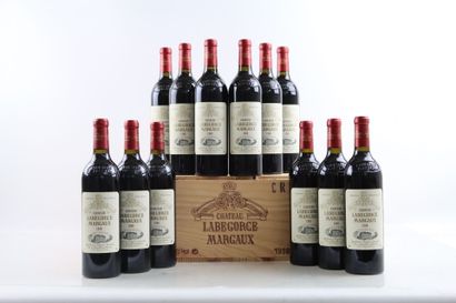 12 bouteilles de MARGAUX 1998 du Château...