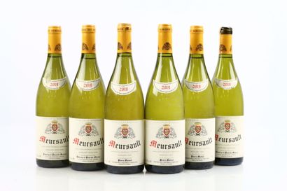 6 bouteilles de MEURSAULT 2019 du Domaine...