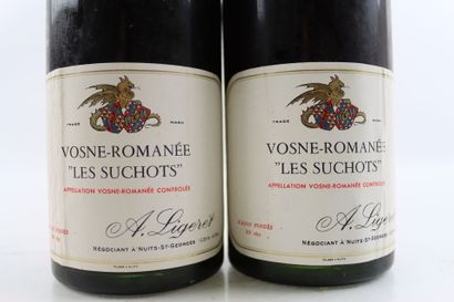 2 bouteilles de VOSNE-ROMANEE 1er Cru Les...