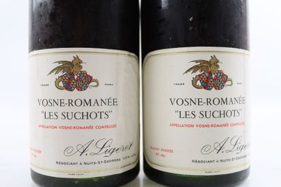 2 bouteilles de VOSNE-ROMANEE 1er Cru Les...