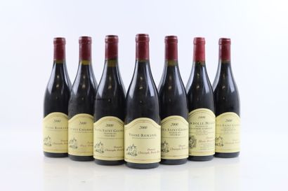 Réunion de 7 bouteilles de Côtes de Nuits...