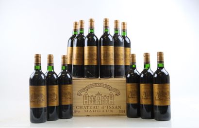 12 bouteilles de MARGAUX 1998 du Château...
