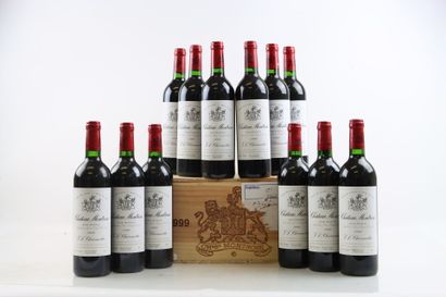 12 bouteilles de SAINT-ESTEPHE 1999 du Château...