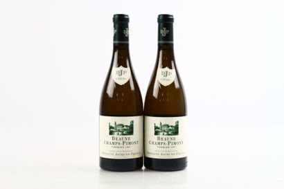 2 bouteilles de BEAUNE Blanc 1er Cru Champs-Pimont...
