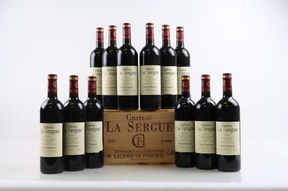 12 bottles of LALANDE DE POMEROL 2001 from...