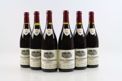 6 bouteilles de MAZY-CHAMBERTIN 2002 du Domaine...