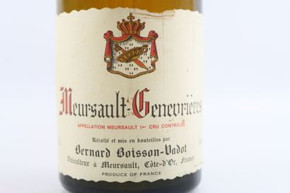 1 bouteille de MEURSAULT 1er Cru Genevrières...