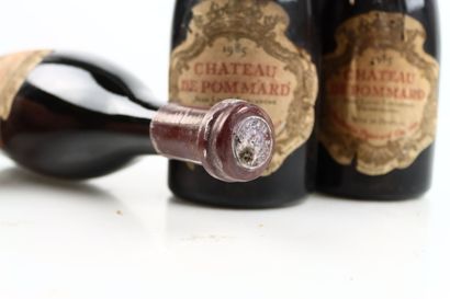 3 bouteilles de POMMARD 1985 du Château de...