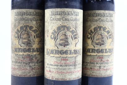 3 bottles of SAINT-EMILION Grand Cru 1986...