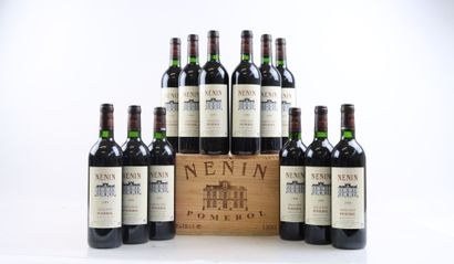 12 bottles of POMEROL 1999 from Château NENIN,...