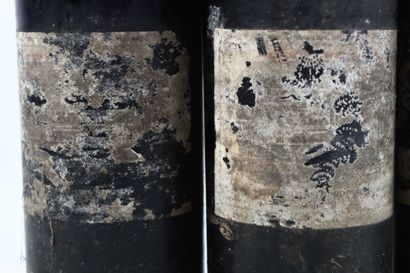 3 Bouteilles de PAUILLAC 1972 supposées du...