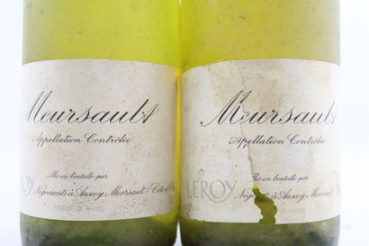 2 bouteilles de MEURSAULT Blanc 1999 (dont...