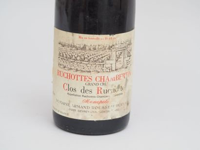 1 bouteille de RUCHOTTES-CHAMBERTIN Clos...