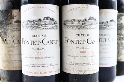 12 bouteilles de PAUILLAC 1979 du Château...