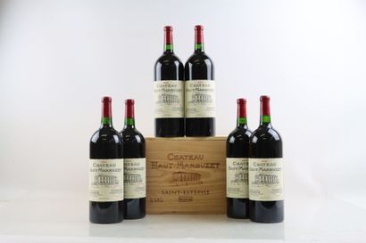 6 Magnums de SAINT-ESTEPHE 2003 du Château...
