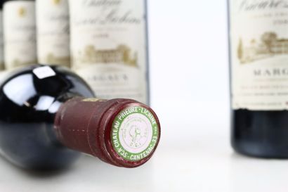 10 bouteilles de MARGAUX de 1988 du Château...