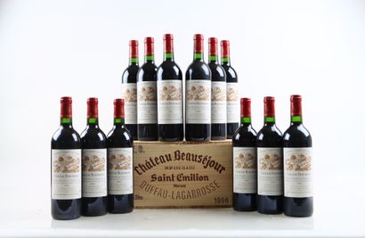 12 bottles of SAINT-EMILION Grand Cru 1996...