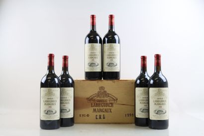 6 Magnums de MARGAUX 1998 du Château LABEGORCE,...