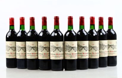10 bouteilles de SAINT-GEORGES-SAINT-EMILION,...
