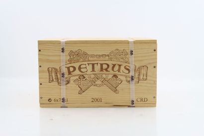 6 bottles of PETRUS POMEROL 2001, original...