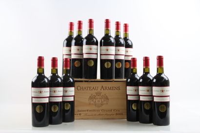 12 bottles of SAINT-EMILION 2005 from Château...