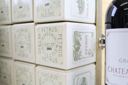 Caisse bois par DUCLOT de 9 bouteilles de...