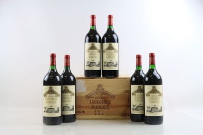 6 Magnums de MARGAUX 1995 du Château LABEGORCE,...