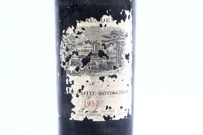 1 bouteille de PAUILLAC 1952 du Château LAFITE-ROTHSCHILD...