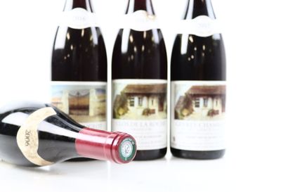 Réunion de 4 bouteilles de Côte de Nuits...