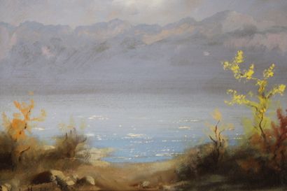 Eugène DEVAUD de MADELIN (1906-1992)
Paysage...
