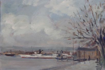 André PETTINEROLI (1902-1978)
Le Port
Huile...