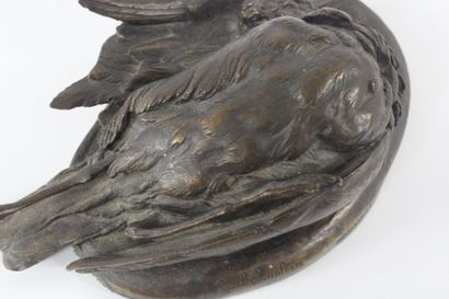 Paul COMOLERA (1818-1897)
Woodcock trophy
Bronze...