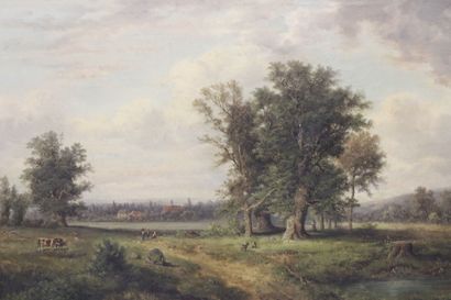 Gustav BARBARINI (1840-1909)
Paysage de campagne...