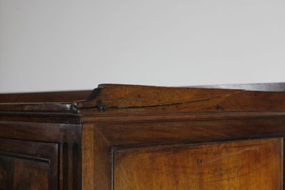 Bonheur du jour walnut cylinder top revealing...