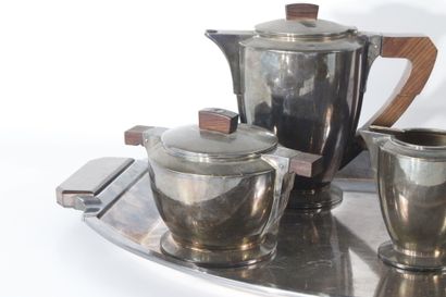 GALLIA
Service à thé et café en métal argenté...
