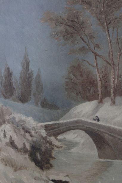 École française du premier quart du XXe siècle
Paysage...
